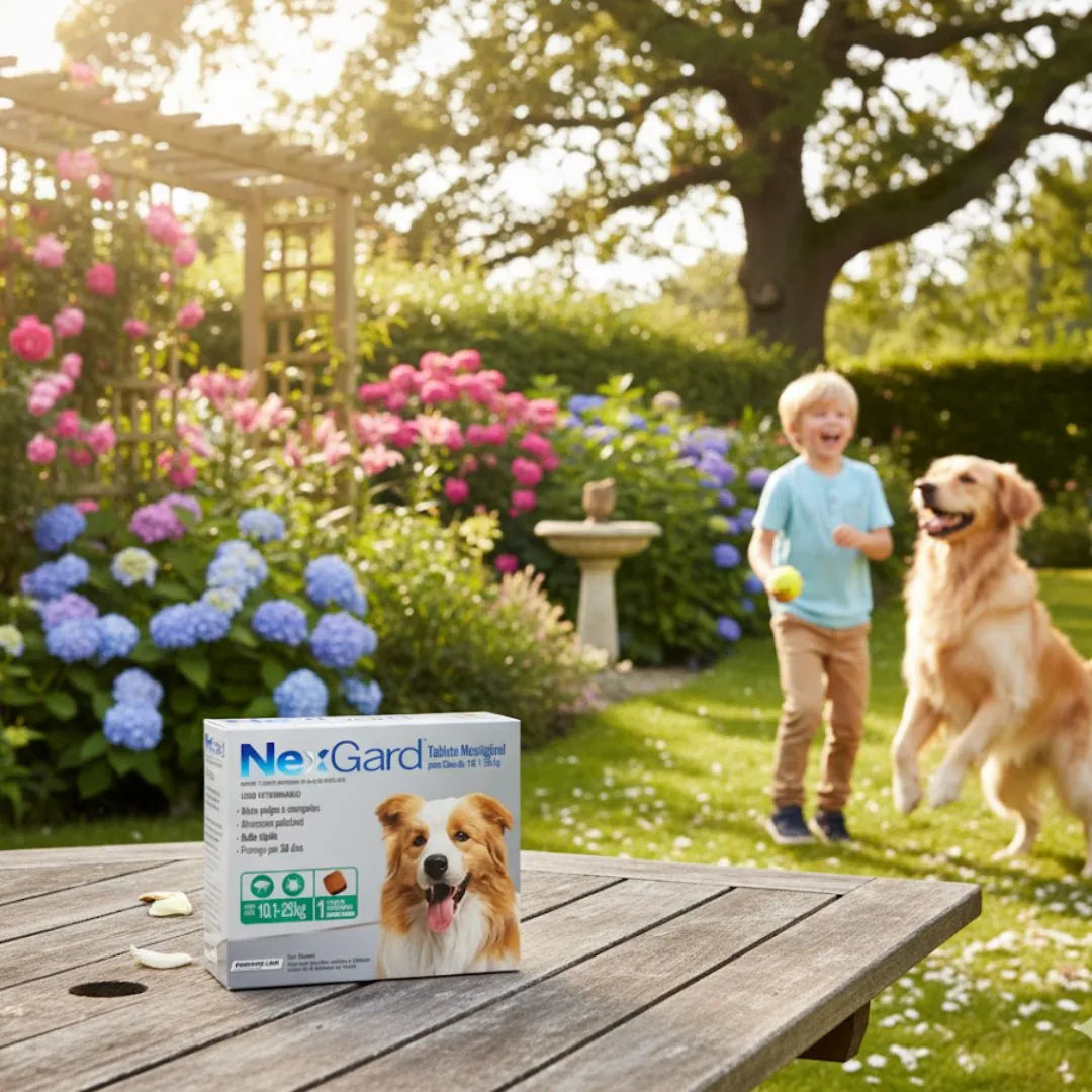 Antipulgas Nexgard para Perros de 10.1 a 25 Kg Sabor a Carne
