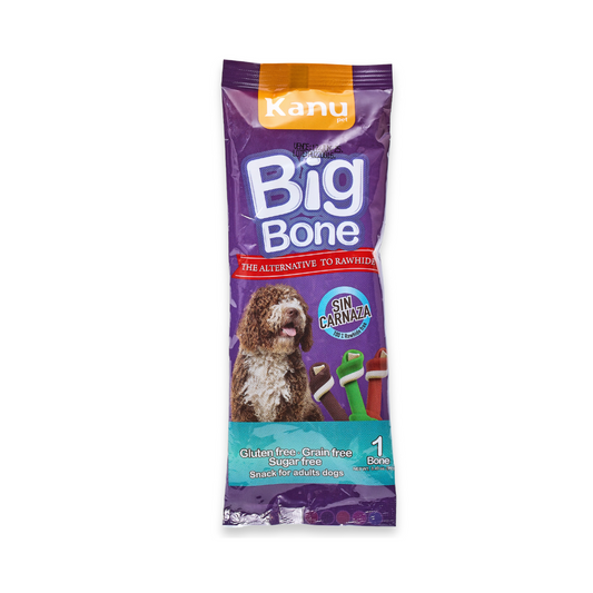 Snack Hueso Grande  de Batata Kanu Big Bone para Perro x 1 Und