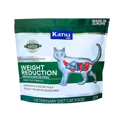 Alimento Seco Medicado Kanu Vet Weight Reduction para Gato Adultos