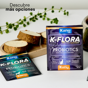 Suplemento Probiótico para gatos K-Flora sobre x 5g sobre - {{ Kanu Pet }}