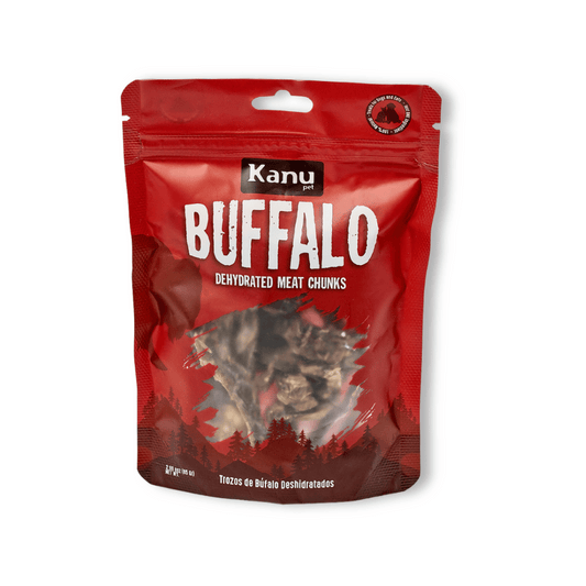 Snack de Trozos de Búfalo Deshidratados Kanu Pet para perros y gatos 100% Natural , Un solo ingrediente - {{ Kanu Pet }}