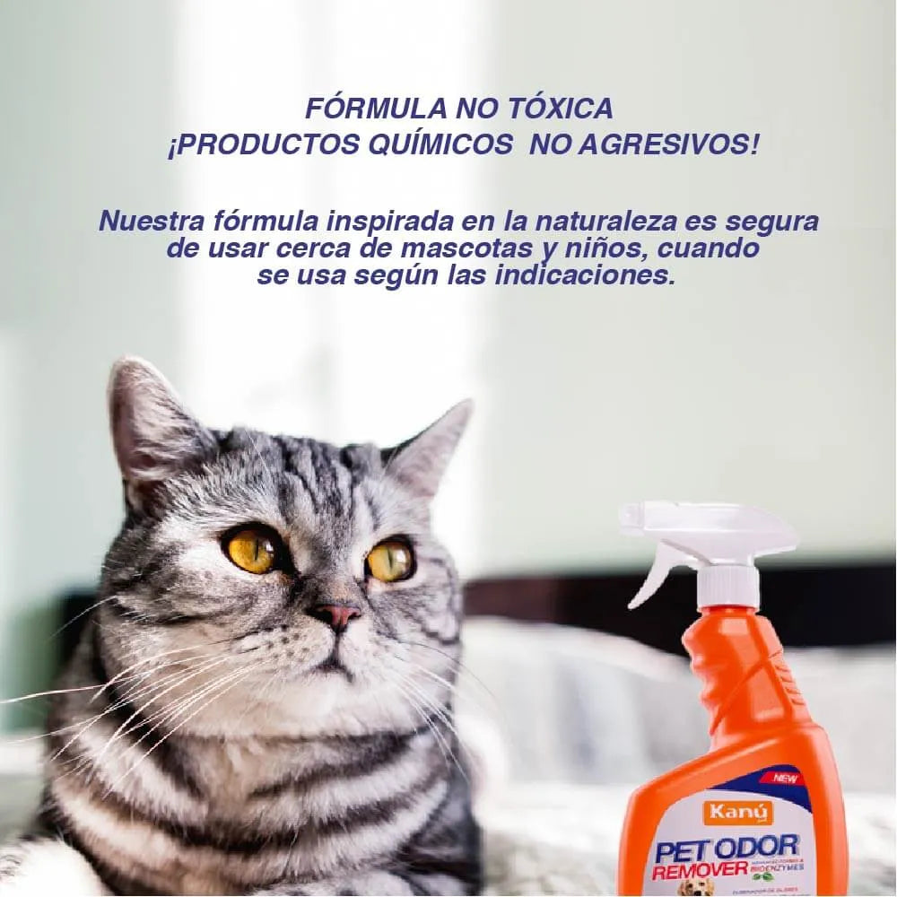 Eliminador de olores de Orina Kanu Pet Odoor Remover 32 Oz - {{ Kanu Pet }}