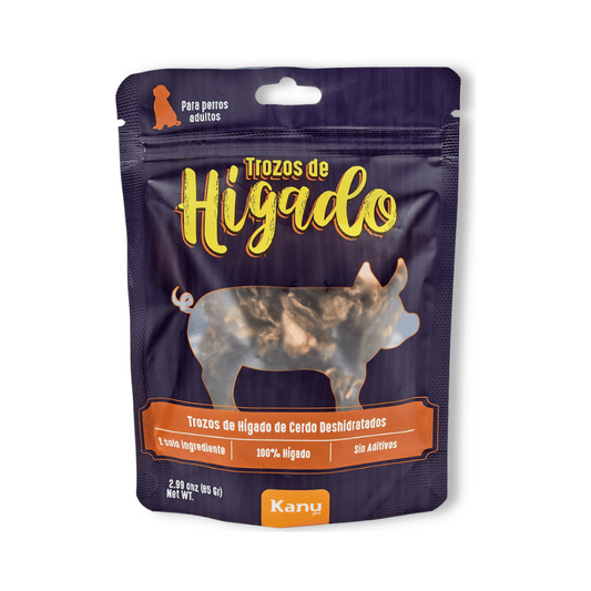 Snack de Kanu Pet de Hígado Deshidratados Trozos para perros y gatos 100% Natural , Un solo ingrediente - {{ Kanu Pet }}