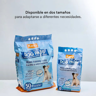 Tapete de Entrenamiento perros cachorros Kanu Pet Puppy Pads x 50 ud - {{ Kanu Pet }}