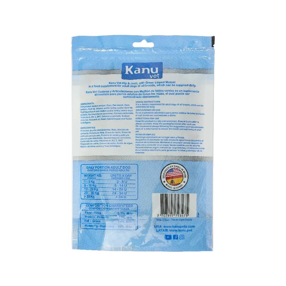 Snacks Kanu Vet Hip an Joint para perros - {{ Kanu Pet }}