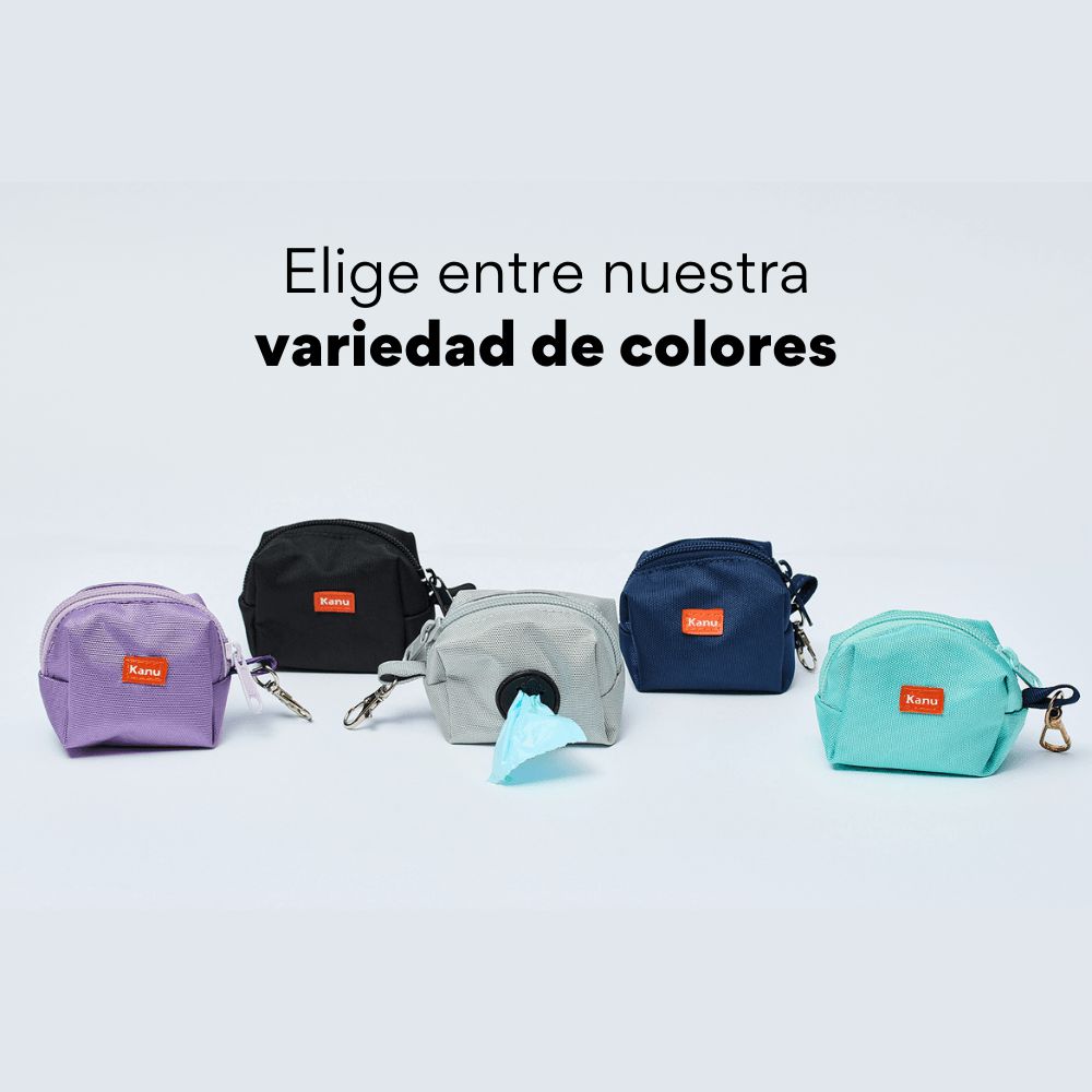 Portabolsa con Gancho Kanu Pet para Perro Lila