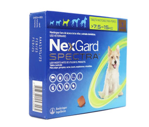 Antipulgas Nexgard Spectra para Perros M de 7 a 15 Kg