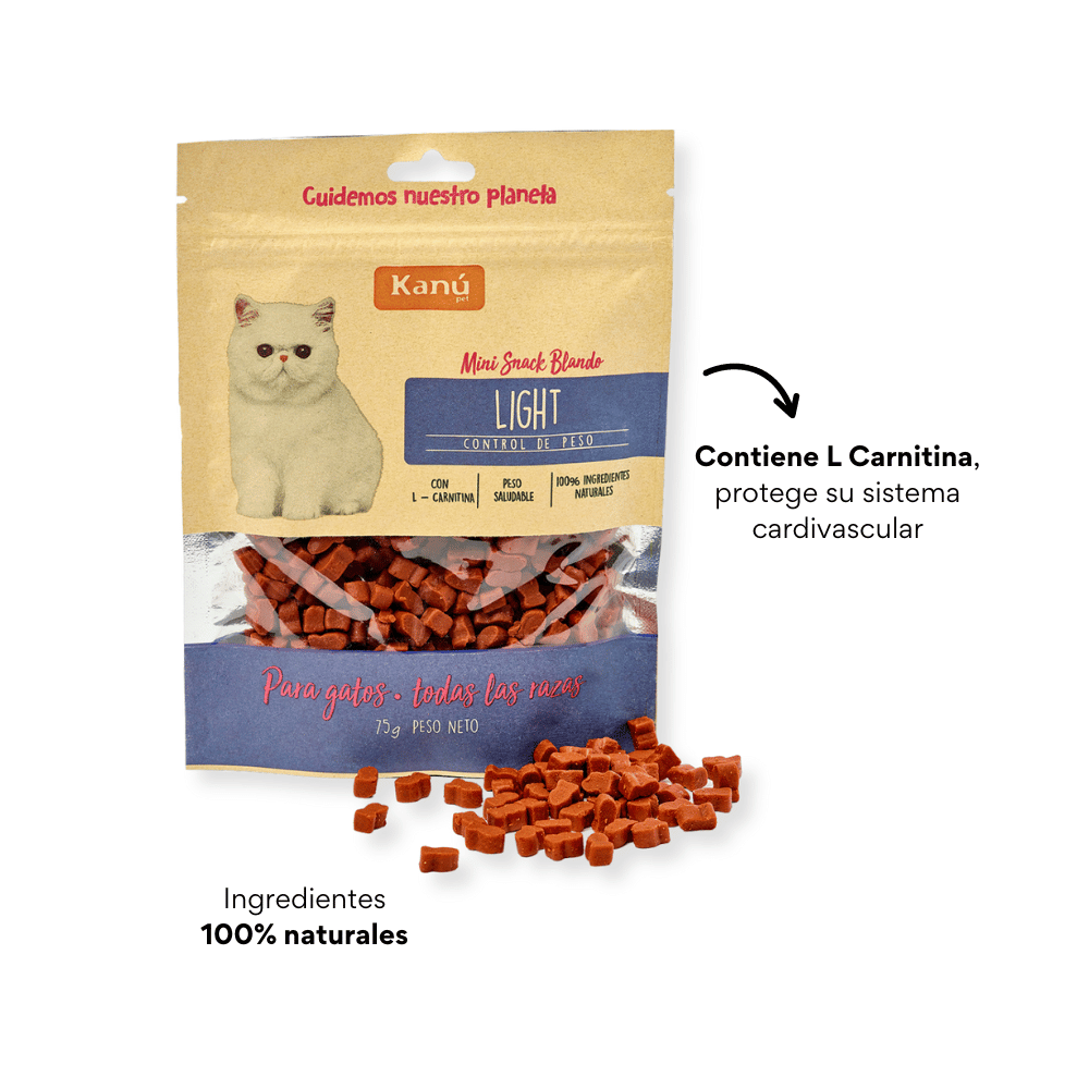 Galletas Blandas para el Control de Peso Kanu Pet Light para Gato - {{ Kanu Pet }}