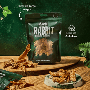 Snack de Trozos de Conejo Deshidratados Kanu Pet para perros y gatos 100% Natural , Un solo ingrediente - {{ Kanu Pet }}