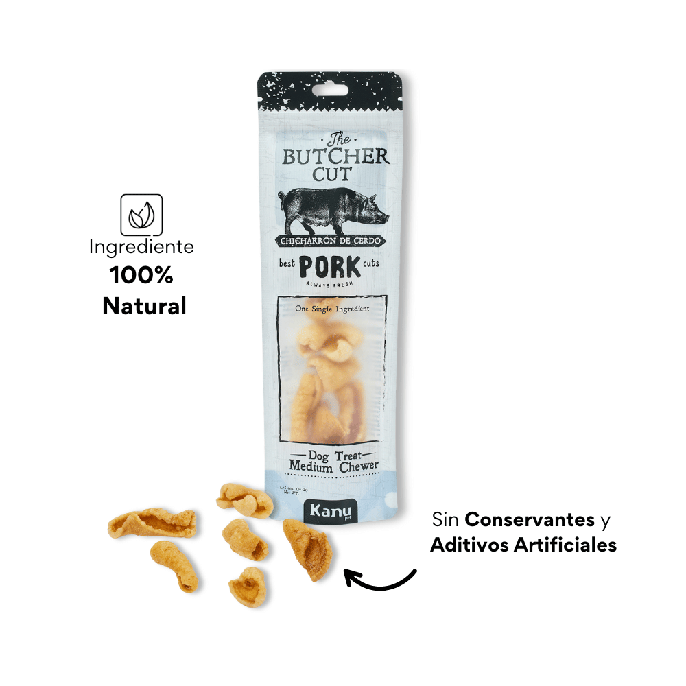 Snack Kanu Pet Chicharrón de Cerdo para Perros, Un Solo ingrediente 100% natural - {{ Kanu Pet }}