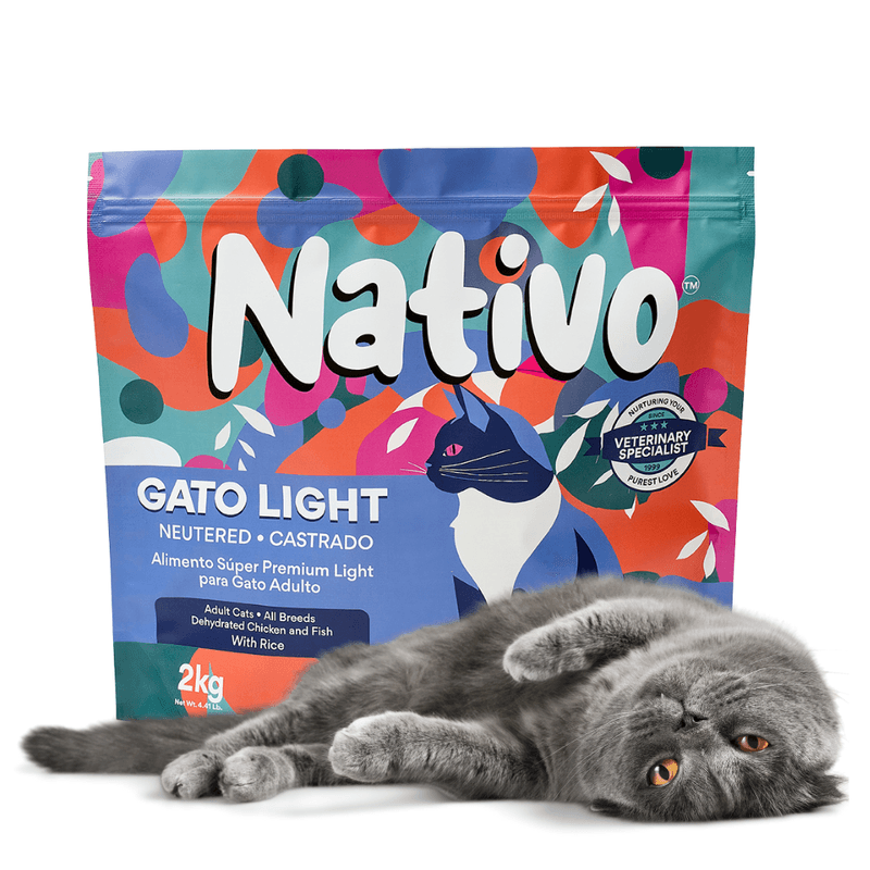 Alimento para gato castrado Nativo Light Kanu Pet x 2 Kg - {{ Kanu Pet }}