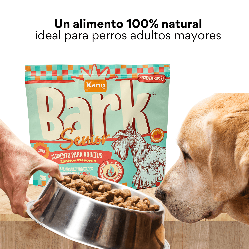 Alimento seco Kanu Pet Bark Senior para perro adulto mayor sabor a Pollo y Salmón - {{ Kanu Pet }}