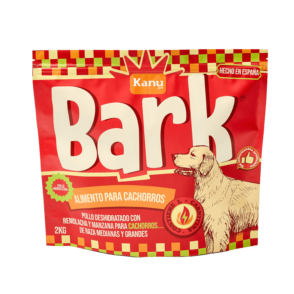 Alimento seco Kanu Pet Bark para cachorros razas medianas y grandes sabor a Pollo - {{ Kanu Pet }}