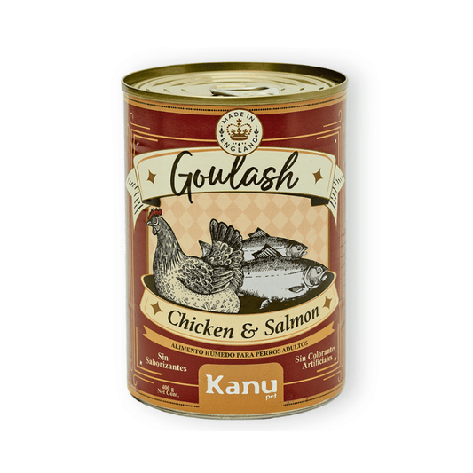 Alimento Húmedo Goulash Pollo y Salmón Kanu Pet para perro adulto x 400 g - {{ Kanu Pet }}