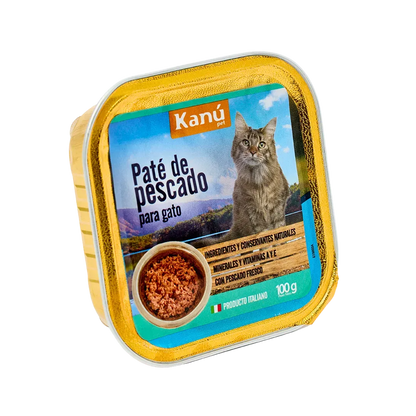 Alimento Húmedo Paté de pescado Kanu Pet  para Gato