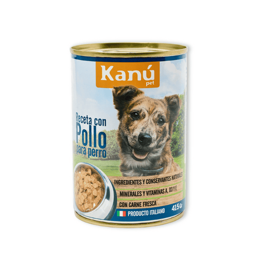 Alimento Humedo de Pollo para Perro Kanu Receta Con Pollo 415 g - {{ Kanu Pet }}