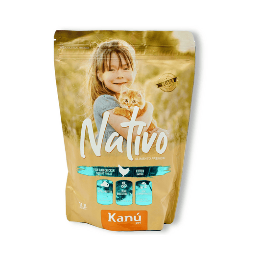 Alimento Para Gato - Kanu Nativo Mantenimiento Gatitos 1 LB - {{ Kanu Pet }}