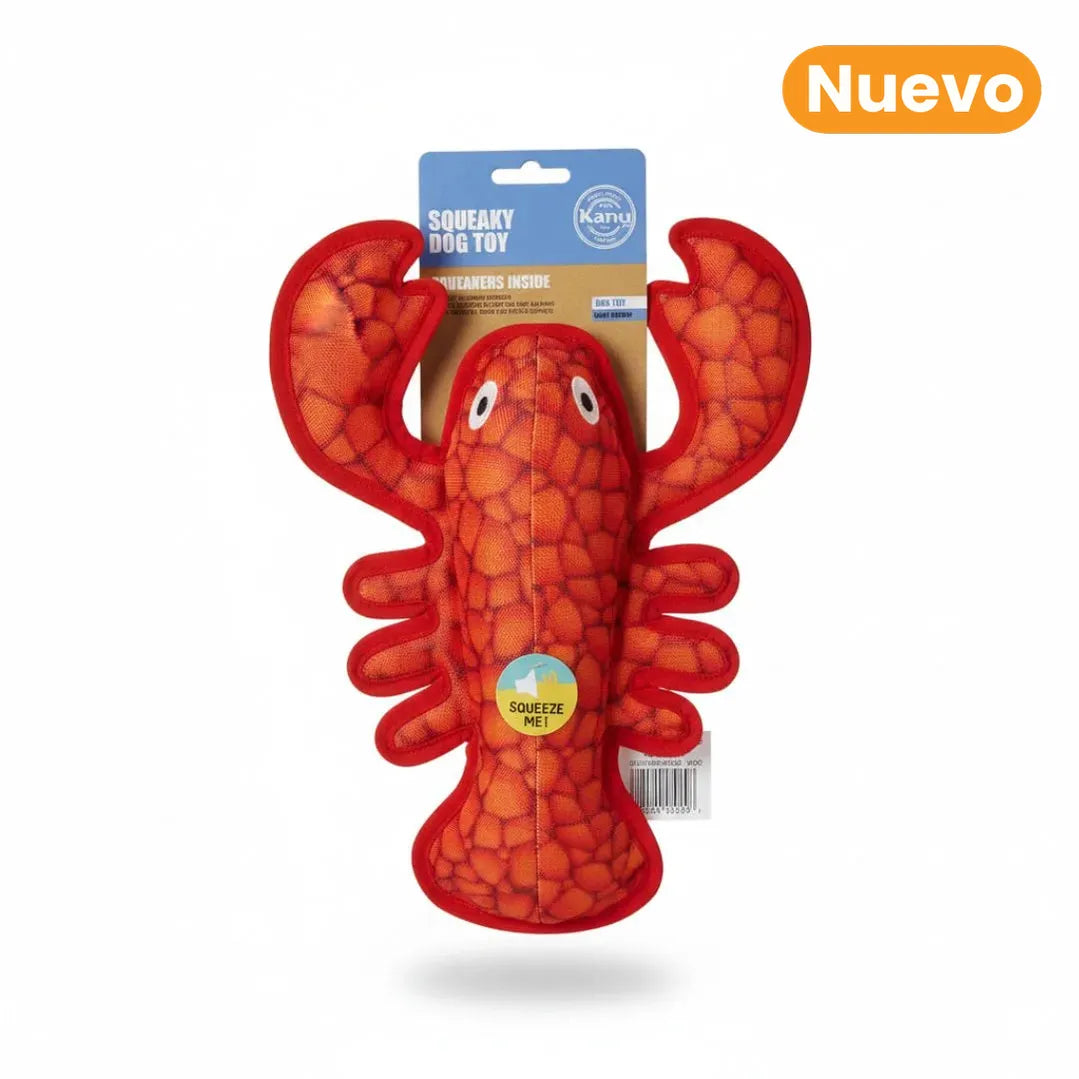 Juguete de Peluche Langosta con Sonido Kanu Pet para Perro