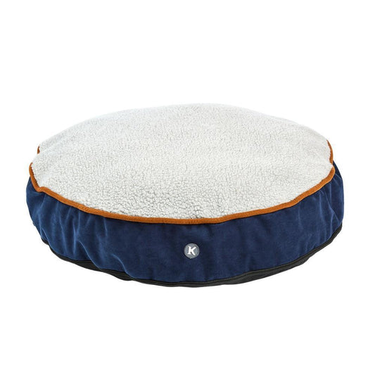 Colchoneta Redonda Azul /Caramelo Kanu Pet para Perro