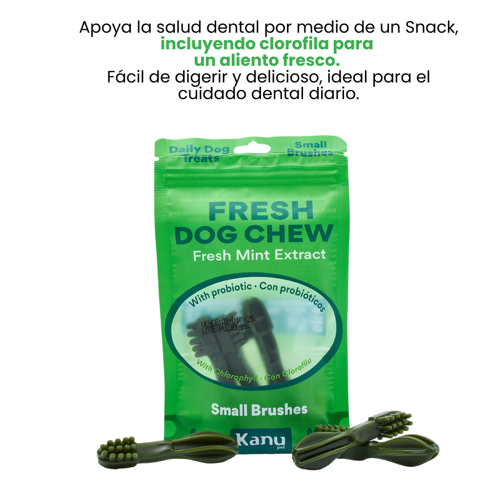 Snack Cepillo Dental Small Kanu Pet Dental Fresh Para Perros Sabor a Menta - {{ Kanu Pet }}