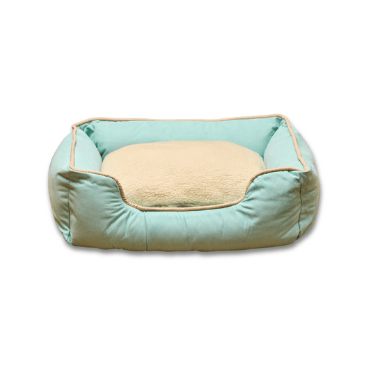 Cama Rectangular Ovejero Verde Aguamarina Kanu Pet para Perro - {{ Kanu Pet }}