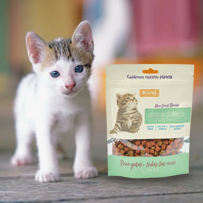 Galletas Blandas Kanu Pet Gatitos en Desarrollo y Apoyo al Crecimiento Muscular