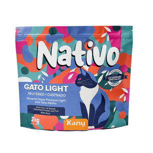 Alimento para gato castrado Nativo Light Kanu Pet x 2 Kg - {{ Kanu Pet }}