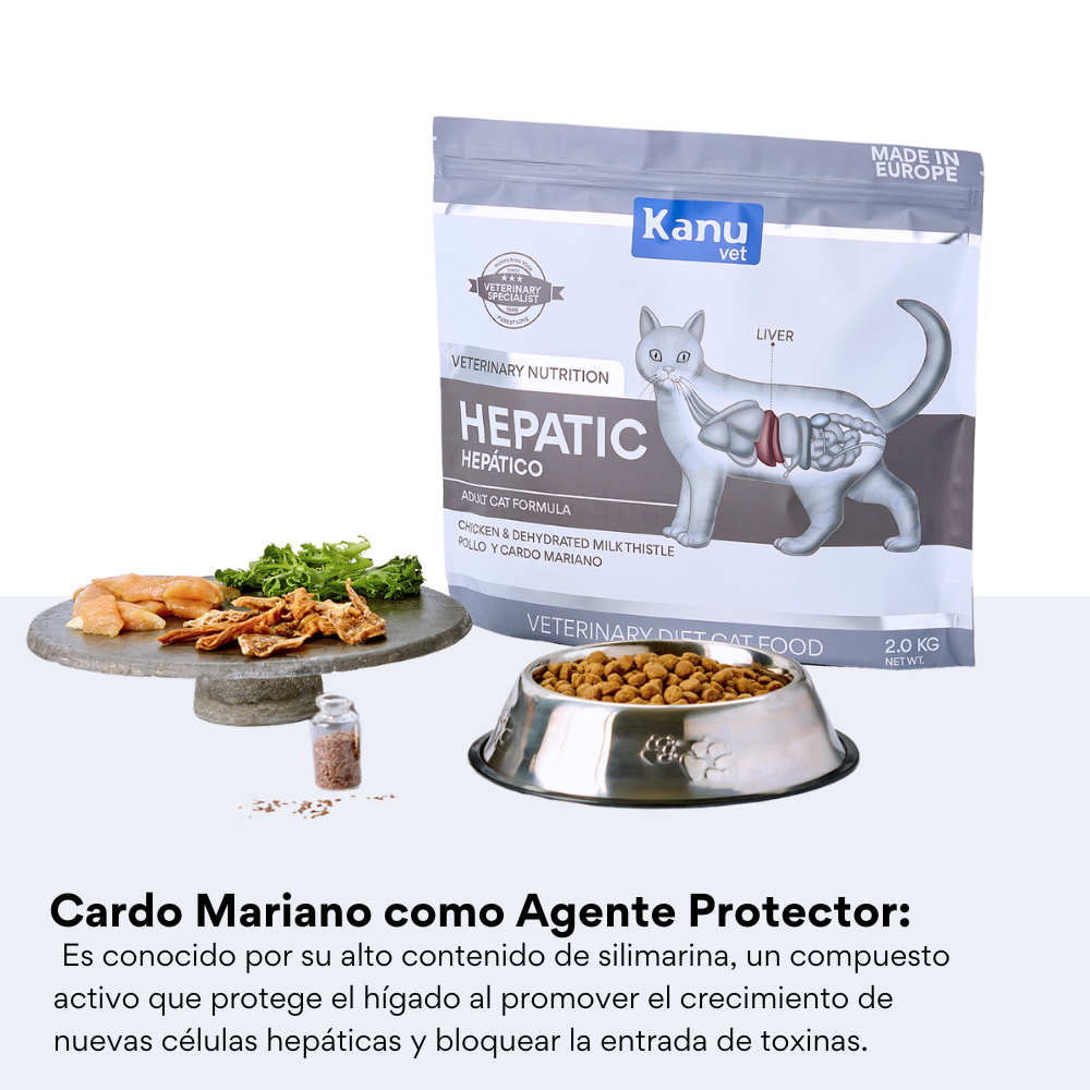 Alimento Medicado Kanu Vet Hepático para Gato Adultos - {{ Kanu Pet }}