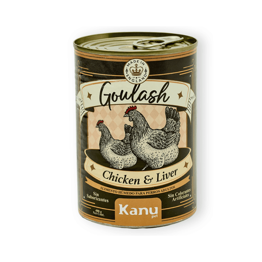 Alimento Húmedo Goulash Pollo Hígado Kanu Pet para perro adulto x 400 g - {{ Kanu Pet }}