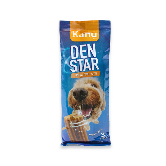 Snack para la placa y el sarro Kanu Pet Dent Star Sabor a Menta  para Perro x 3 Unds