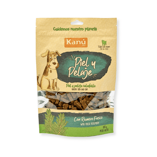 Snacks Galletas Kanu Pet Piel y Pelaje Para Perro 180 GR - {{ Kanu Pet }}