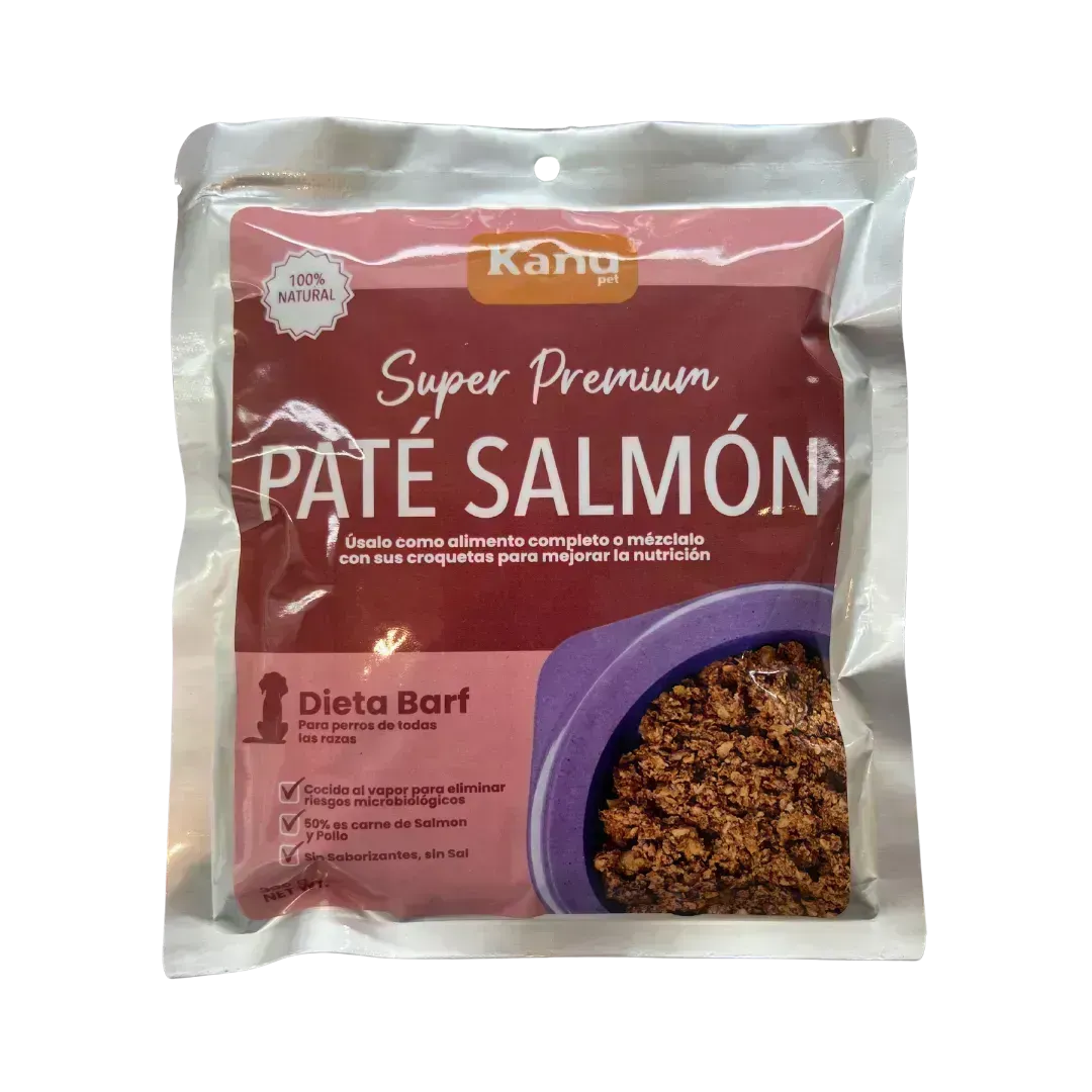 Alimento Húmedo Pate de Salmón Kanu Pet para Perros