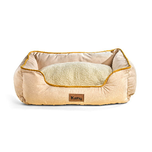 Cama Rectangular Ovejero Beige Kanu Pet para Perro - {{ Kanu Pet }}