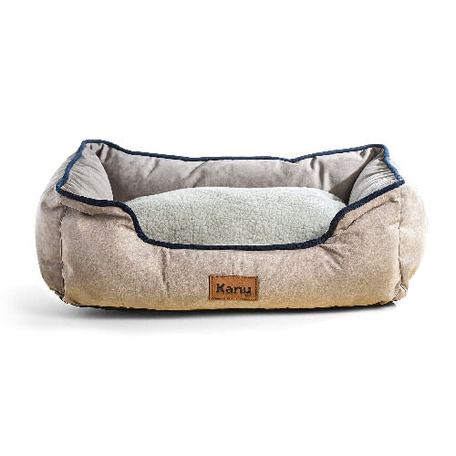 Cama Rectangular Ovejero Gris con Azul Kanu Pet para Perro - {{ Kanu Pet }}