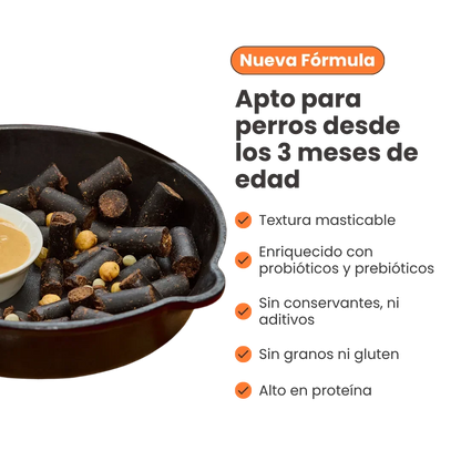 Snack de Cábano Jerky Beef Chicken Flavor Kanu Pet Para Perro