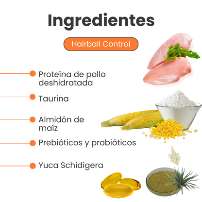 Snacks Nuggets Hairball Control para Gatos