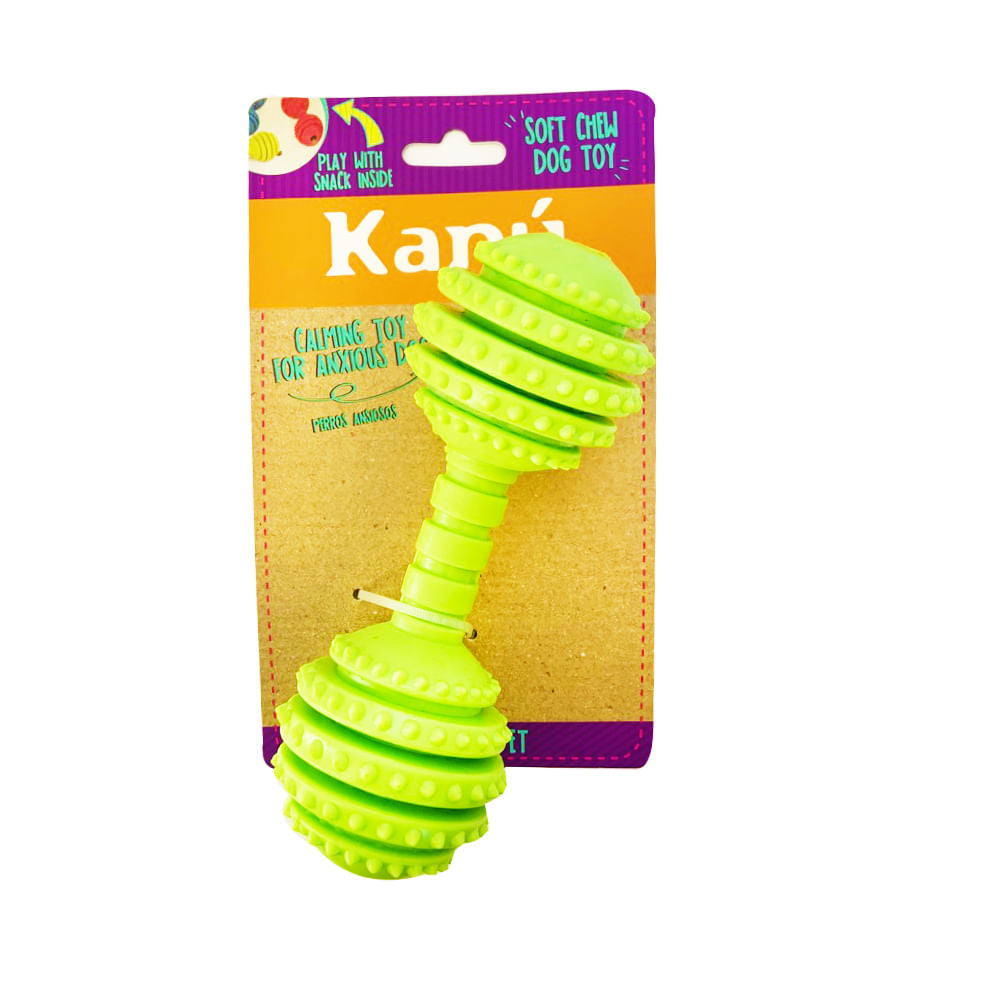 Juguete Kanu Porta Hueso Verde Para Perro - {{ Kanu Pet }}