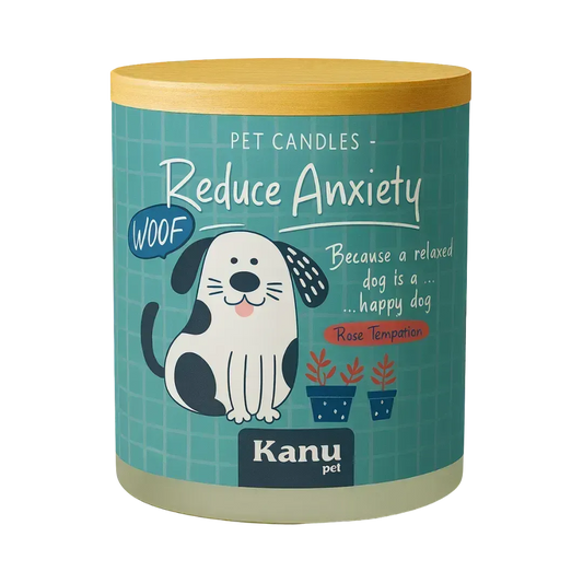Vela Reduce Anxiety Kanu Pet para Perros aroma Rose Temptation