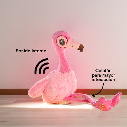 Juguete Peluche Flamingo Summer Kanu Pet para Perro - {{ Kanu Pet }}