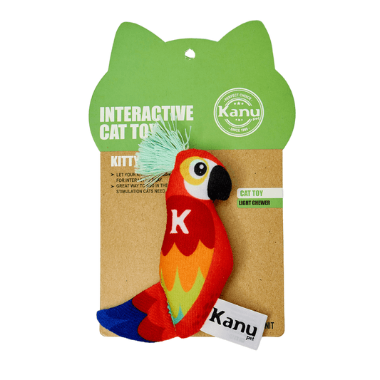 Juguete de Peluche Guacamaya con Catnip Kanu Pet para Gato - {{ Kanu Pet }}