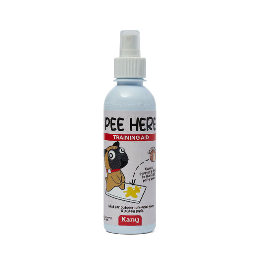 Spray de Adiestramiento Pee Here de Kanu Pet para perros y gatos 100% Natural - {{ Kanu Pet }}