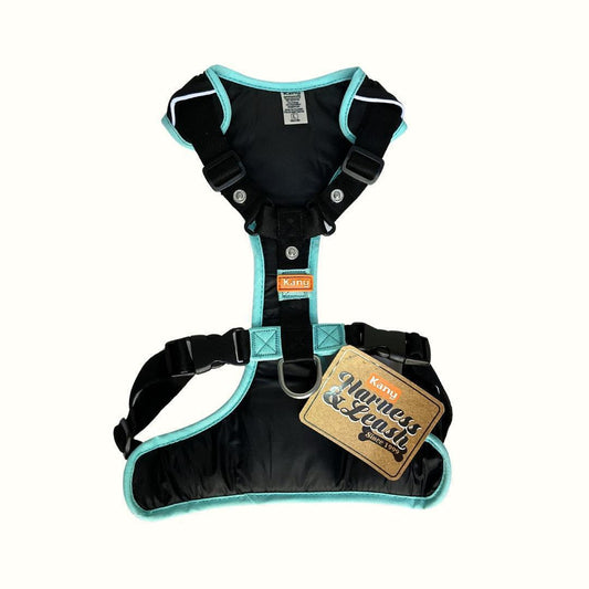 Pechera 4 estaciones Negro / Verde Menta Kanu Pet para Perro