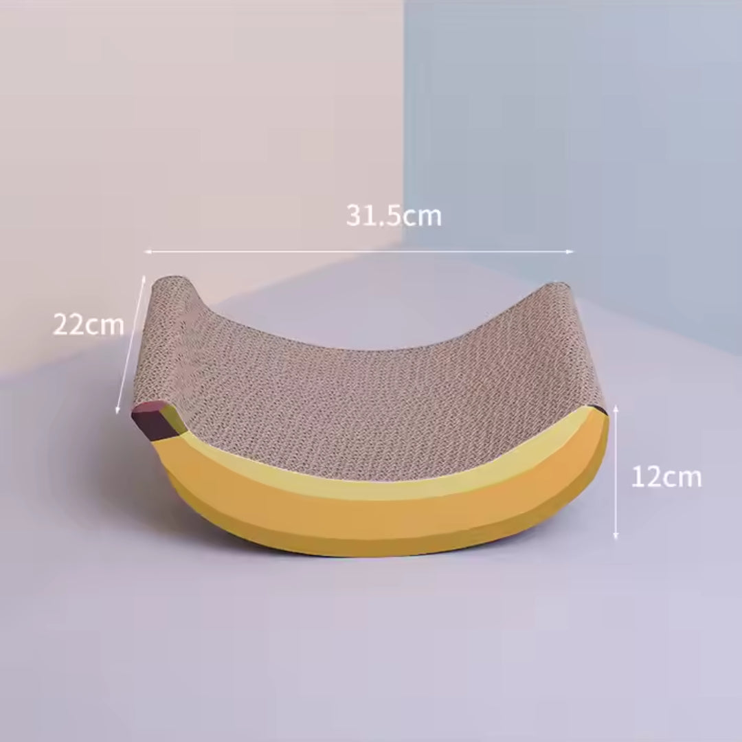Rascador con Forma de Banana Kanu Pet para Gatos