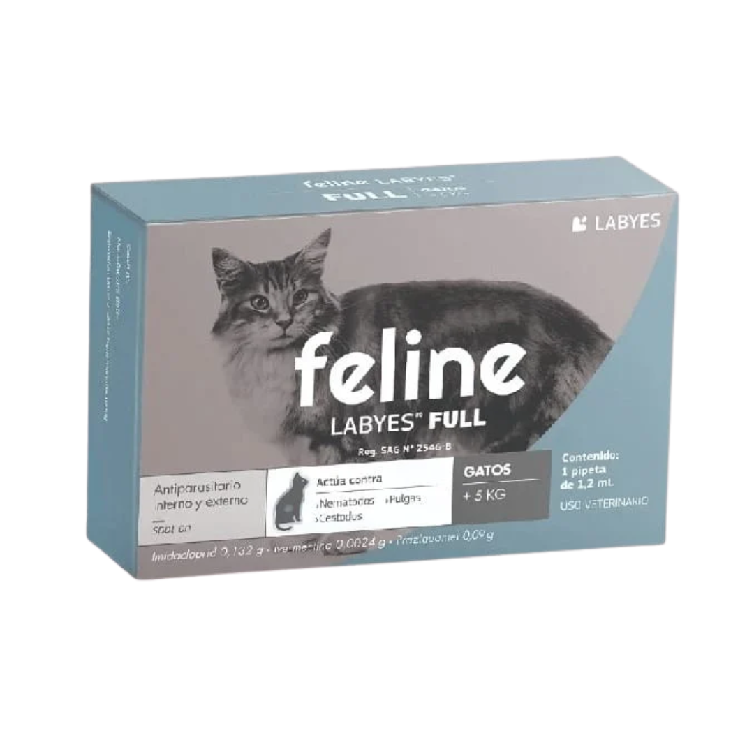 Antipulgas Feline Full Spot Pipeta 5 Kg para Gatos