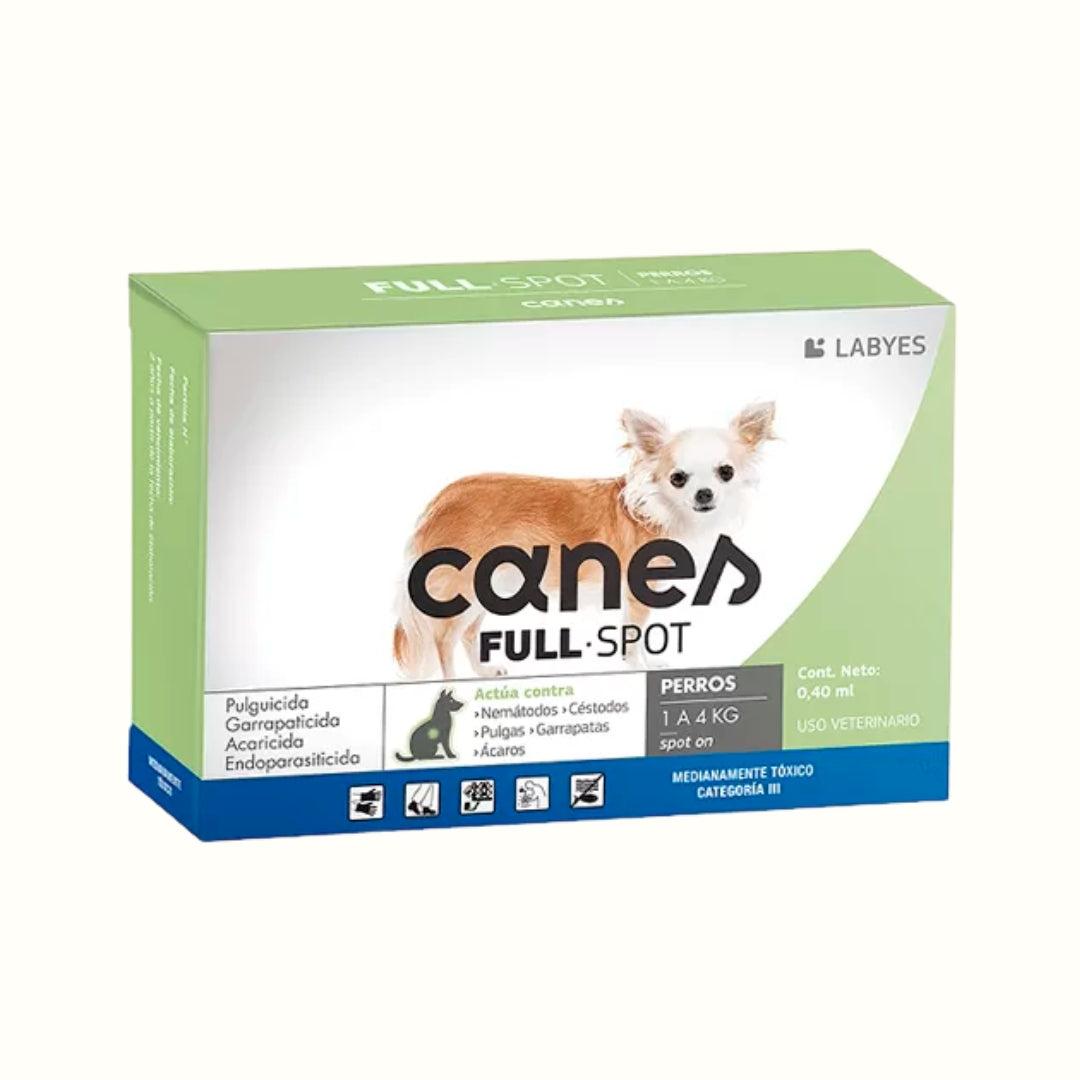 Antiparasitario Canis Full Spot Pipeta 1-4 kg para Perros