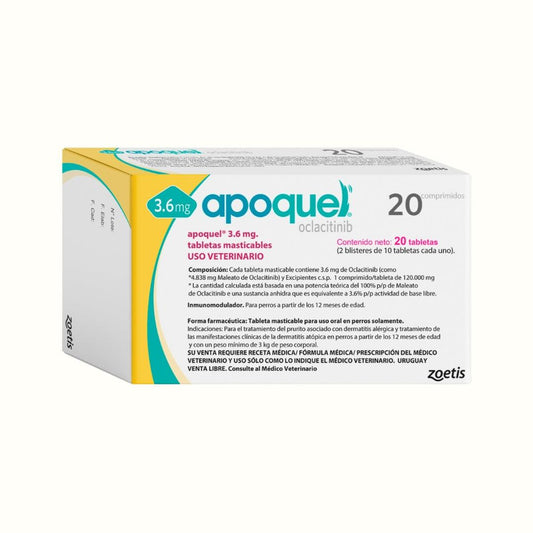 Antialérgico / antipruriginoso Apoquel 10 tabletas para Perro