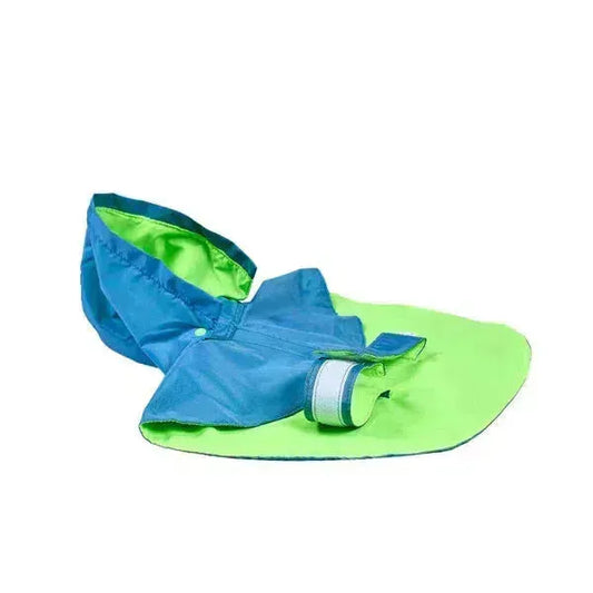 Impermeable Azul/ Verde Neón Kanu Pet para Perro