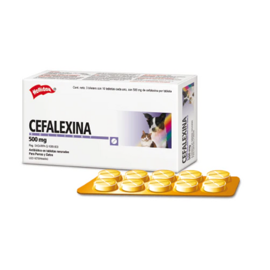 Cefalexina 500 mg x 1 tableta para todas