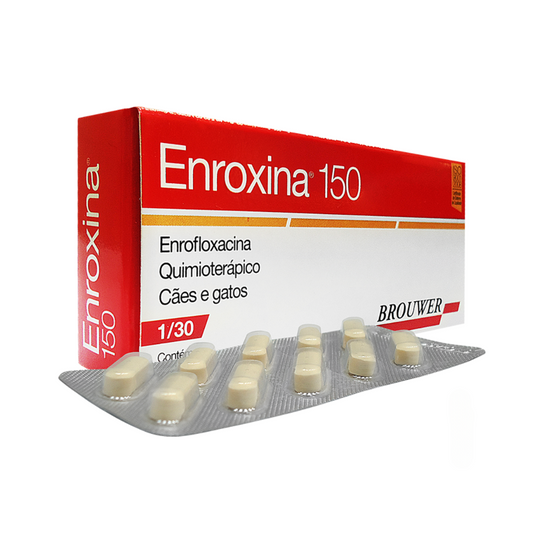Enrofloxacina Brouwer 150 x 10 Comp para perro
