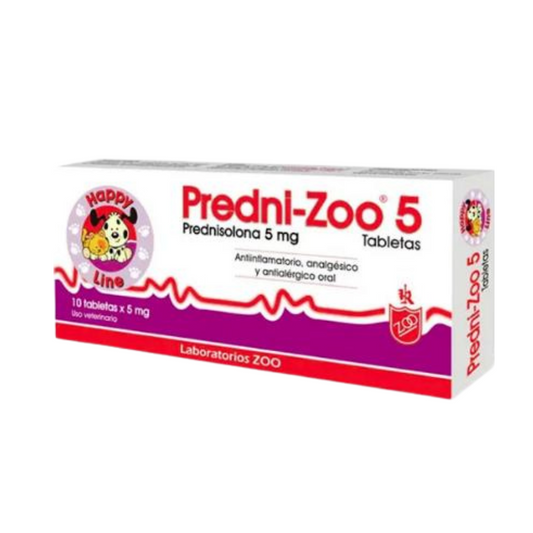 Predni-Zoo 5 Mg Caja x 10 Para todos